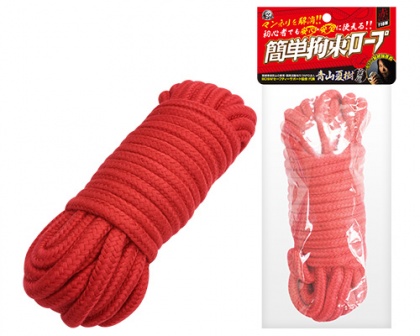 簡単拘束ロープ (赤) 